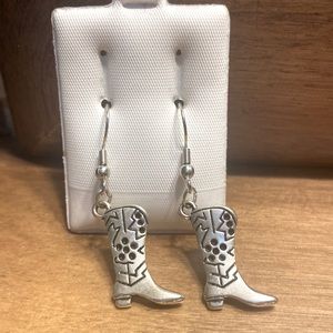 Cowboy Boot Dangle Earrings